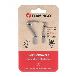 Flamingo pincete ērču izņem&scaron;anai suņiem un kaķiem N2